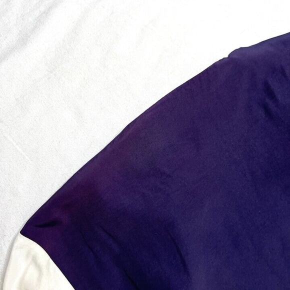 Nu Venture Vintage Layered Striped Shirt Vest Navy Formal Nautical 90s - Picture 7 of 11